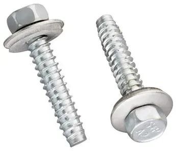Edelstahlschraube 6,3×32 mit Unterlegscheibe 3/8 Zoll Kopf – Befestigung Oberprofile auf Metallkonstruktion
