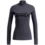 Swix RaceX Merino Half Zip Damen blau XL