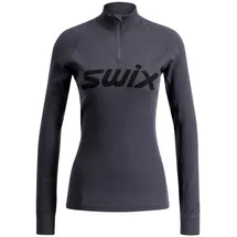 Swix RaceX Merino Half Zip Damen blau XL