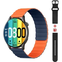 Kieslect Kr Pro Smartwatch Damen Herren mit Bluetooth-Anruf, 1.43 Zoll FHD Amoled Display Smartwatch IP68 Wasserdicht, mit Herzfrequenz SpO2, Schlafmonitor, 70 Workout-Modi