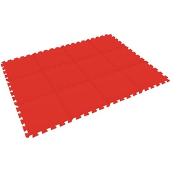 Kiids Puzzlematte Bodenmatte Puzzlematte UNO (12 Teile) rot - 16 mm - 0+