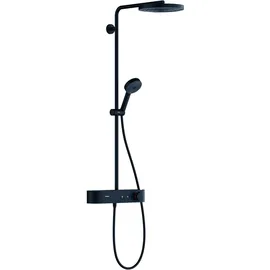 Hansgrohe Pulsify S 260 1 Strahlart mit ShowerTablet Select 400, 24220670, Farbe: Schwarz Matt