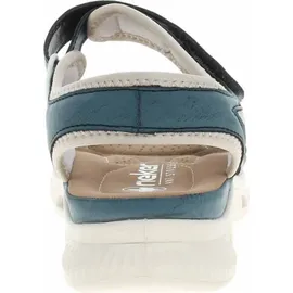 Rieker Keilsandaletten Damen Blau 39