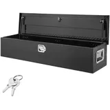 Vevor Werkzeugkasten für Lkw-Ladefläche 177 L schwarz 1219 x 381 x 381 mm