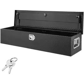 Vevor Werkzeugkasten für Lkw-Ladefläche 177 L schwarz 1219 x 381 x 381 mm