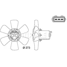 mahle CFF 7 000S Lüfter Motorkühlung u.a. passend für AUDI 80 B2 Stufenheck