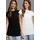 LAURA SCOTT Longshirt in schwarz+weiß | Gr.: 44/46,