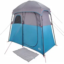 vidaXL Duschzelt 2 Personen Blau