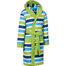 Erwin Müller Kinder-Bademantel mit Kapuze in grün | Gr.: 86/92