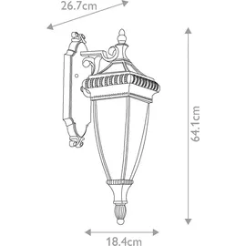 Elstead Lighting Venetian Rain (KL-VENETIAN2-M) Braun