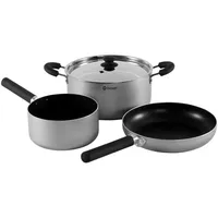 Outwell Feast Ceramic L Kochtopfset - Silver - One