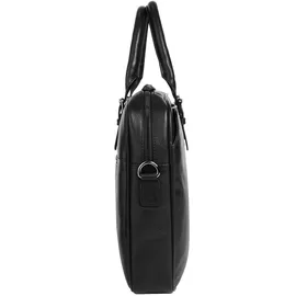 Bugatti Bella Aktentasche Leder 38 cm Laptopfach schwarz