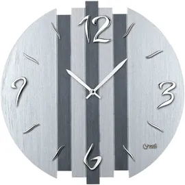 Christoffel Wanduhr Lowell silberfarben