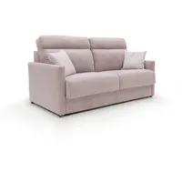 Divani.store Schlafsofa, Rosa, Textil, 156x102x97 cm, Wohnzimmer, Sofas & Couches, Schlafsofas