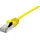 Dexlan Patchkabel Cat. 6A, S/FTP (PiMF), ultradünn, halogenfrei, mit Rastnasenschutz, gelb, 3.0 m