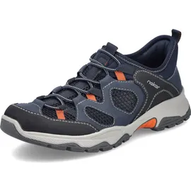 Rieker B8350-14 Herren Blau/Orange 40