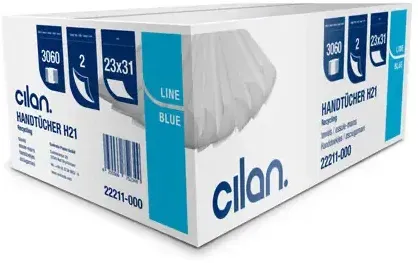 Cilan blueline Falthandtücher H21 - C-Falz