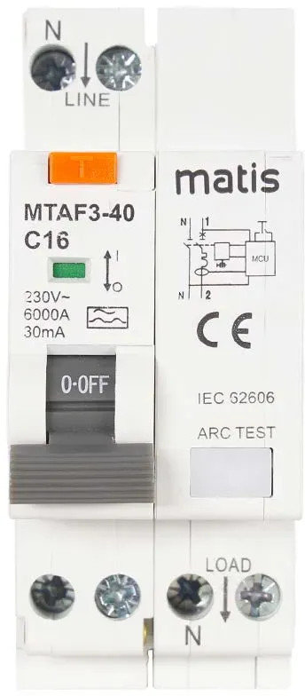 AFDD+FI/LS Brandschutzschalter 40A-30 mA C32 Typ A