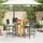 vidaXL Gartenbar Set 5-tlg. Schwarz