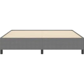 vidaXL Boxspringbett 180 x 200 cm Hellgrau