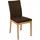massivline & more Esszimmerstuhl Oviedo Polyester braun 2er Set