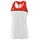 Erima Change by erima Tanktop Damen - weiß/rot/schwarz 44