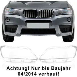 Lst Scheinwerferglas Streuscheibe links für BMW X3 F25 09/2010-04/2014