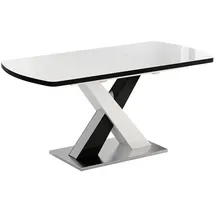 Vicco Chinto 120 x 76 x 80 cm schwarz/weiß hochglanz