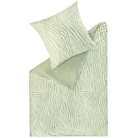 Esprit Bettwäsche SALMLO in Grün | Gr.: 155x220 cm (40x80 cm)