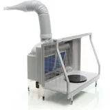 Xpotool - Airbrush Absauganlage mit Wasserwand 11m3/min, Wasserfall Wasserschild mit led und Lüfter zur Farbnebel Absaugung