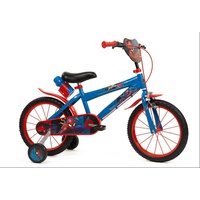 Huffy Kinderfahrrad 14 Zoll Kinder Fahrrad Rad Bike Disney Spiderman Marvel Huffy 24941, 1 Gang, Stützräder, Trinkflasche