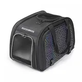 ROCKBROS Transport-Fahrradtasche Katzen Hunde max. 10kg – Schwarz aus Baumwolle