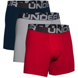 Under Armour Herren Charged Cotton 6in, RED, m