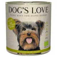 Dog's Love Bio Huhn mit Buchweizen, Sellerie & Basilikum 6 x 800 g