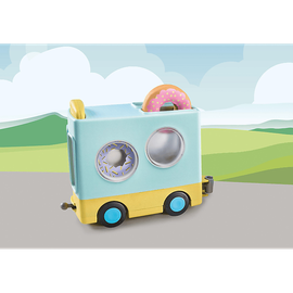 Playmobil 1.2.3 Verrückter Donut Truck mit Stapel- und Sortierfunktion 71325