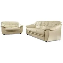 sit&more Couch Federkern 3-Sitzer Beige