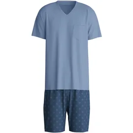 CALIDA Relax Imprint 2 Pyjama-Shorts Blau XL (56)