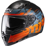 HJC Helmets HJC i70 Alligon Helm, schwarz-orange, Größe 2XL