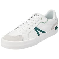 Lacoste L004 0722 2 CMA Sneaker, Wht Grn, 42 EU