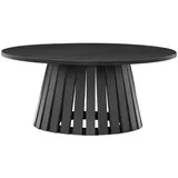 Happy Garden Couchtisch rund 80cm skandinavischer Stil schwarz liv