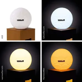 DS PRODUKTE BSC LED-Dekosäule Rost-Optik 84cm 3V braun mit Leuchtkugel - Braun