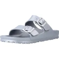 Birkenstock Arizona EVA Double Strap Sandale für Damen - Silber / 2.5 UK - 35 EU - 4/4.5 US - Grau - 35