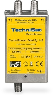 Preisvergleich Produktbild TechniSat TechniRouter Mini 2/1x2 Satblock-Verteilung