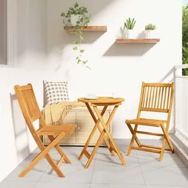 vidaXL 3-tlg. Garten-Bistro-Set Massivholz Akazie