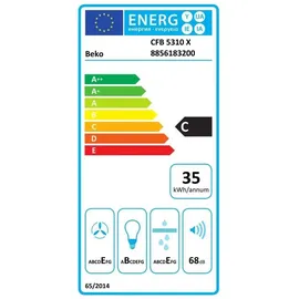 Beko CFB 5310 X Unterbauhaube 50 cm