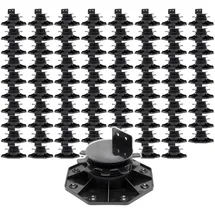 XPOtool Stelzlager 80 x 33-64 mm schwarz