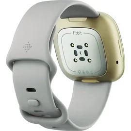 Fitbit Sense mondweiß/edelstahl softgold