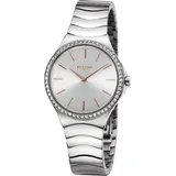 REGENT Damen Armbanduhr Analog Metallarmband silber UR2252811