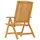 vidaXL Gartenstuhl 51 x 51 x 33 cm teak 8 St.