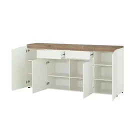 Möbel Kraft Kommode 189 x 88 x 40 cm Weiß